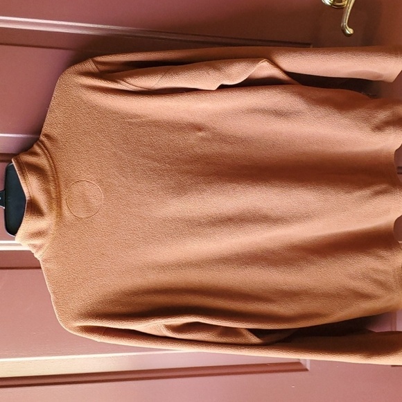 Life is Good brown 1/4 zip 2 side pockets Daisy Sz Medium - Picture 9 of 11